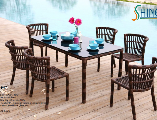 Outdoor Rattan Dinging Furniture