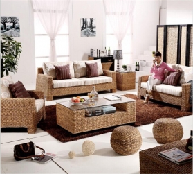 Rattan + Seagrass Sofa series 25